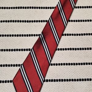Brooks Brothers Classic Striped Red Tie